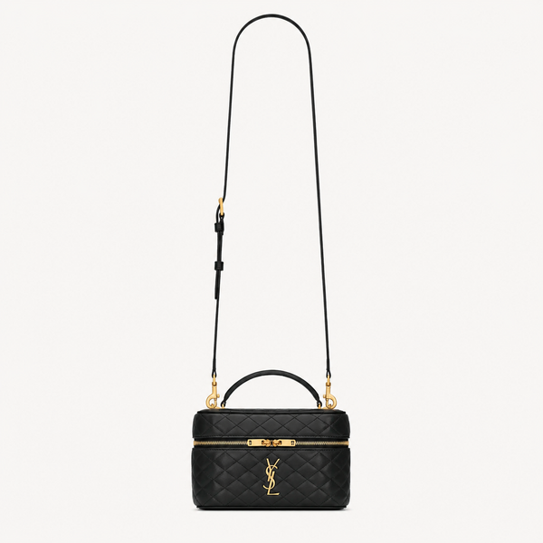 Gaby Vanity Bag en Cuir d'Agneau