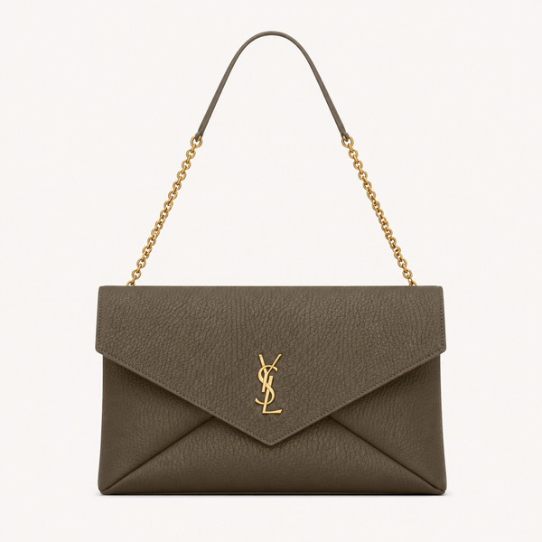 Cassandre Large Pochette à Chaîne en Cuir d'Agneau