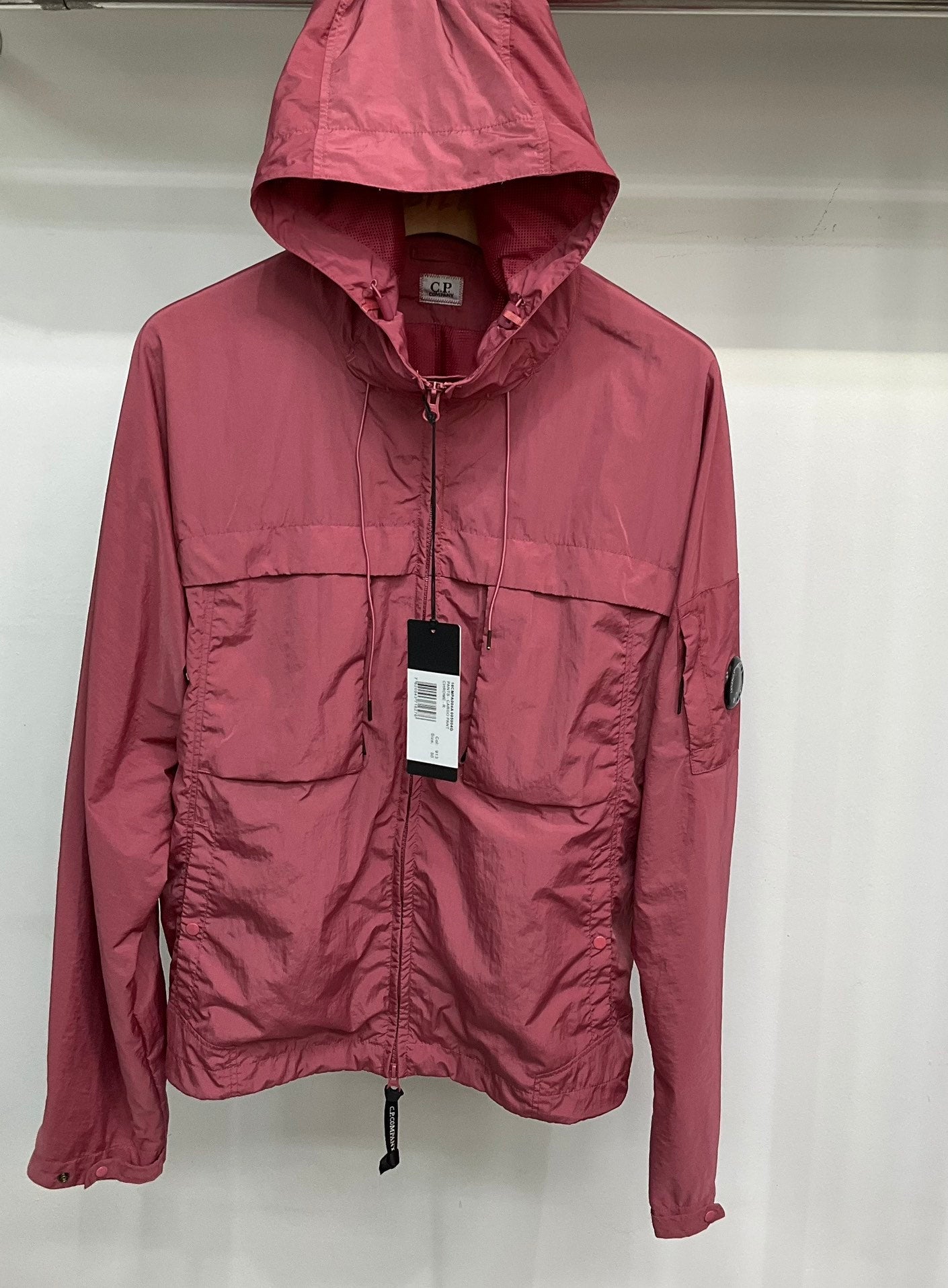 Veste nylon capuche CP S25 - Rouge
