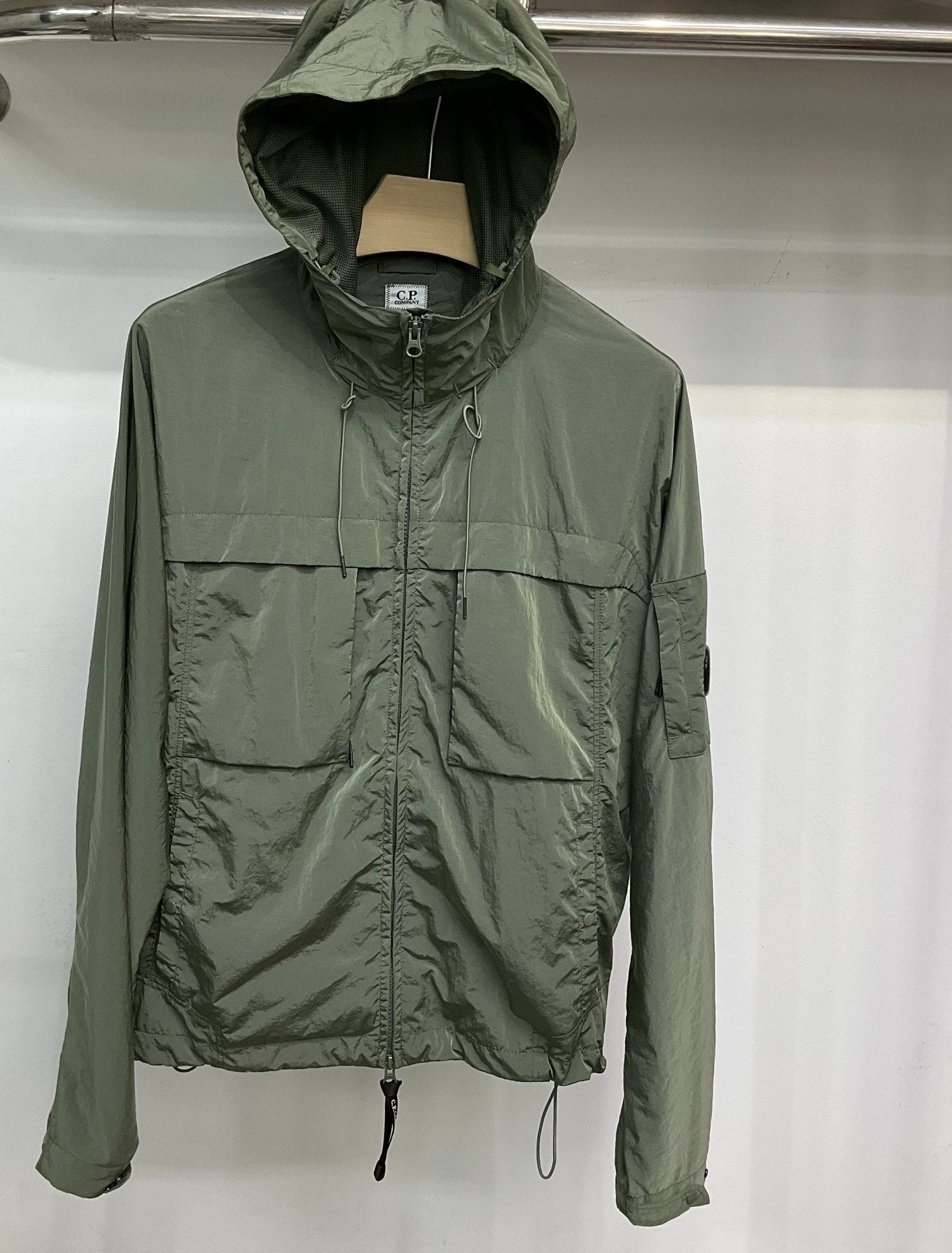 Veste nylon capuche CP S25 - Gris
