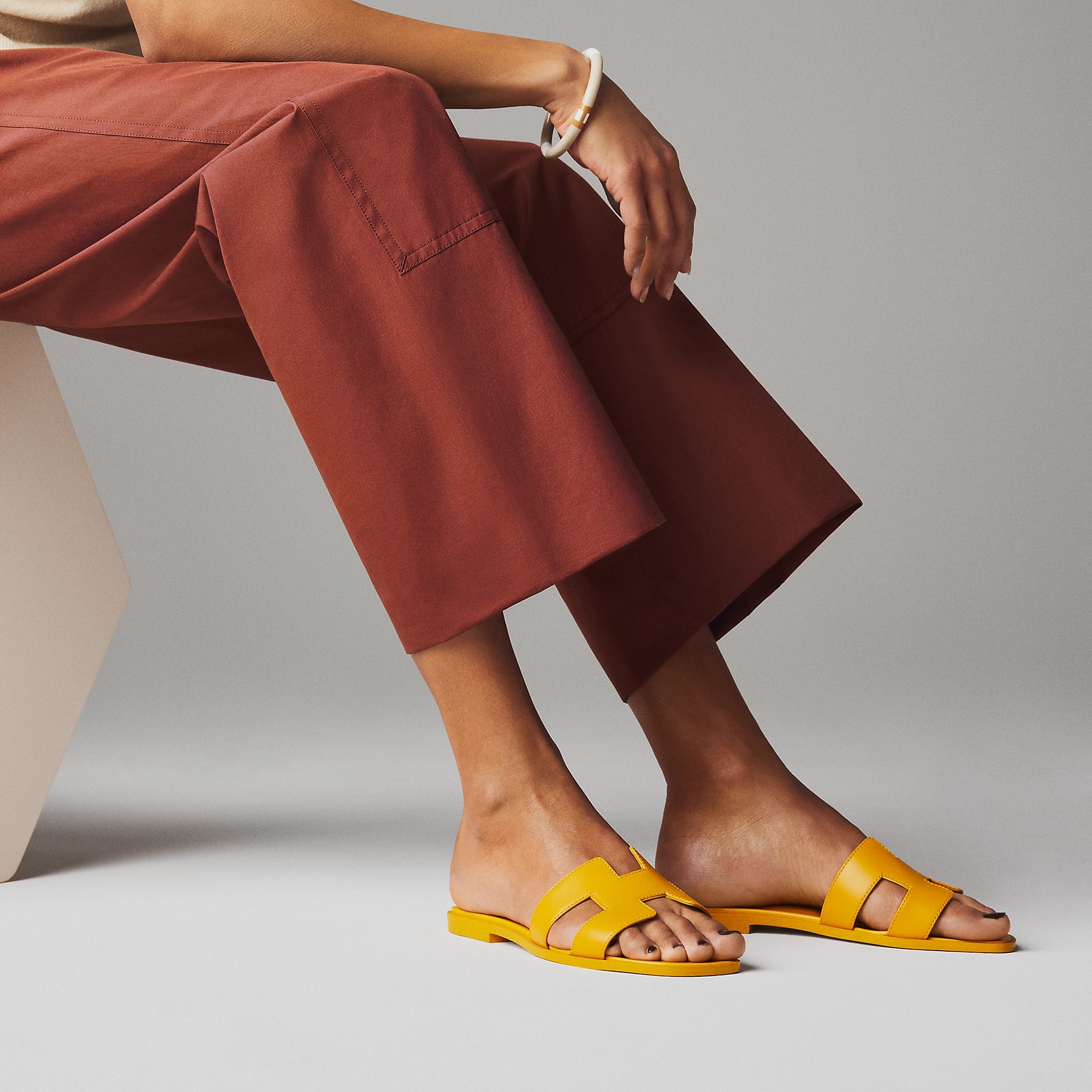 Sandales Oran Jaune topaze